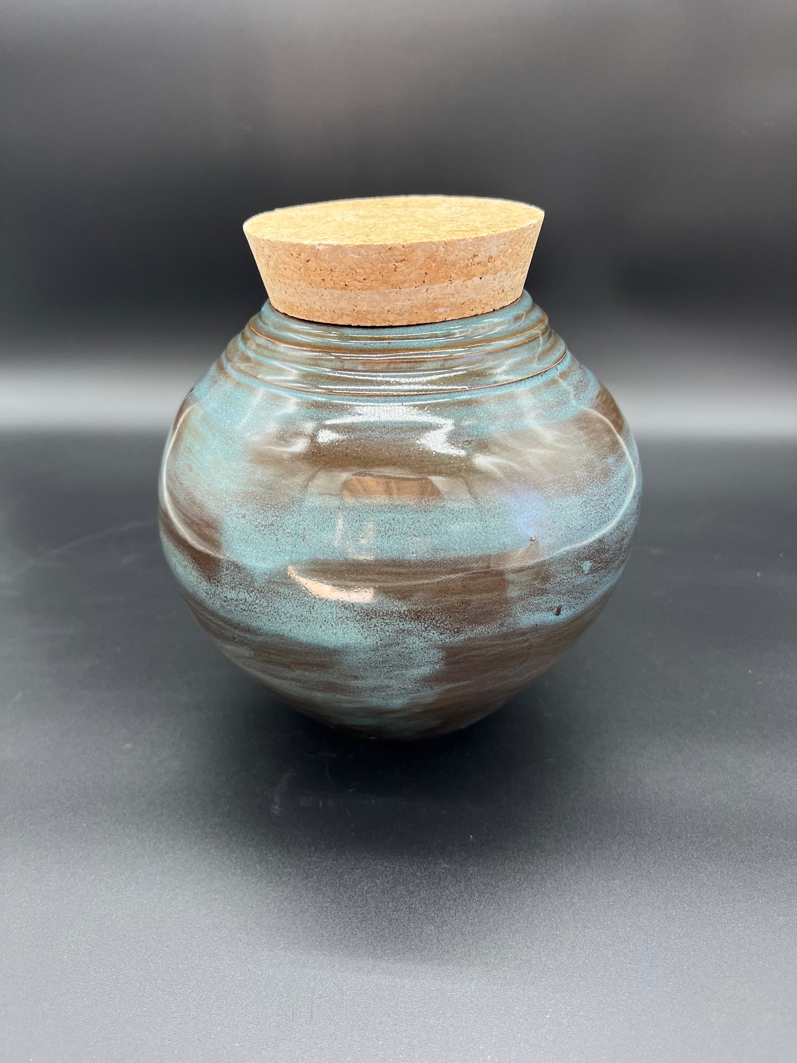 Temoku Jar Ceramics by Navenka Ceramics & Pottery by Jacksonville